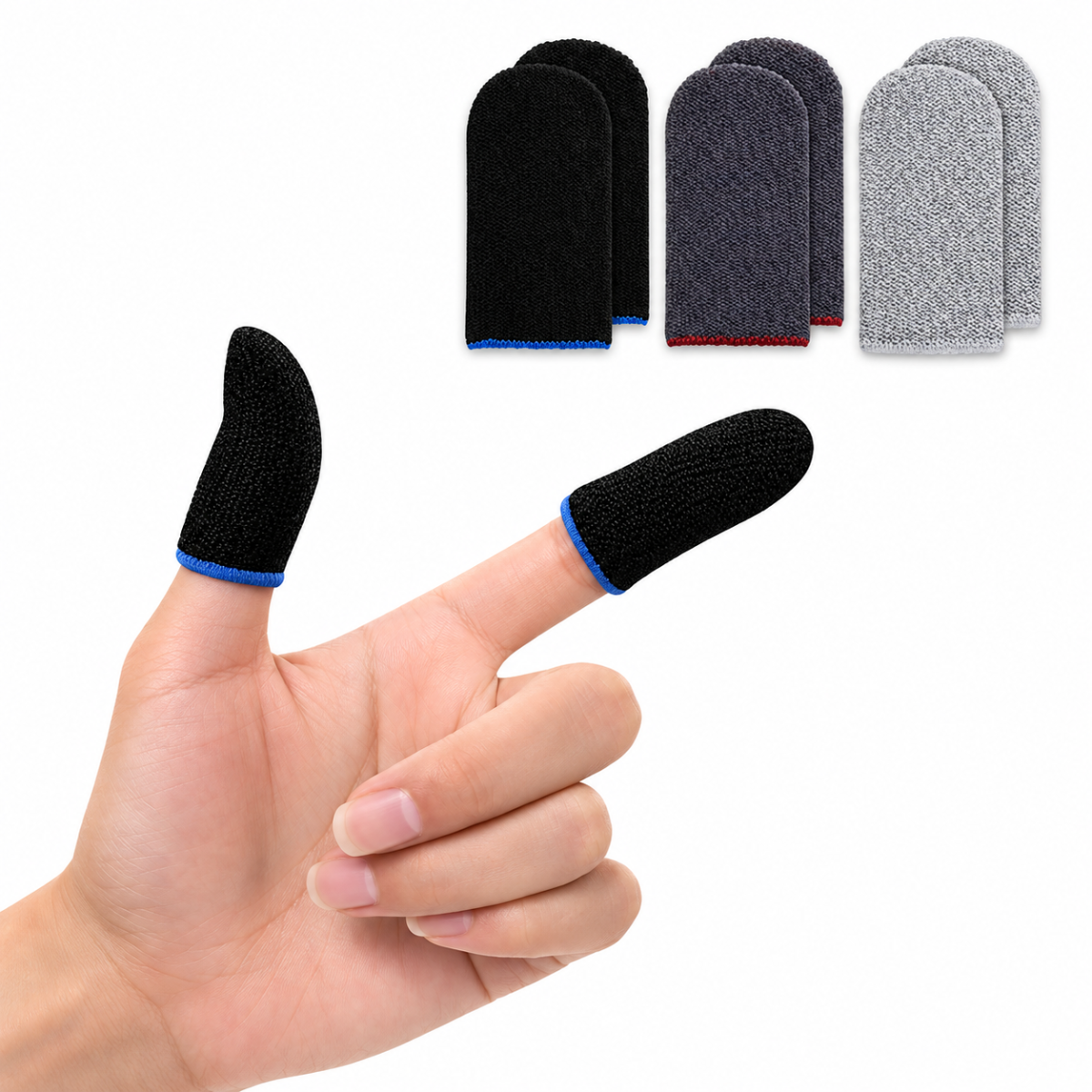 COTECi 6-Piece Nanofiber Mobile Gaming Finger Sleeve Set COTECi 6-Piece Nanofiber Mobile Gaming Finger Sleeve Set