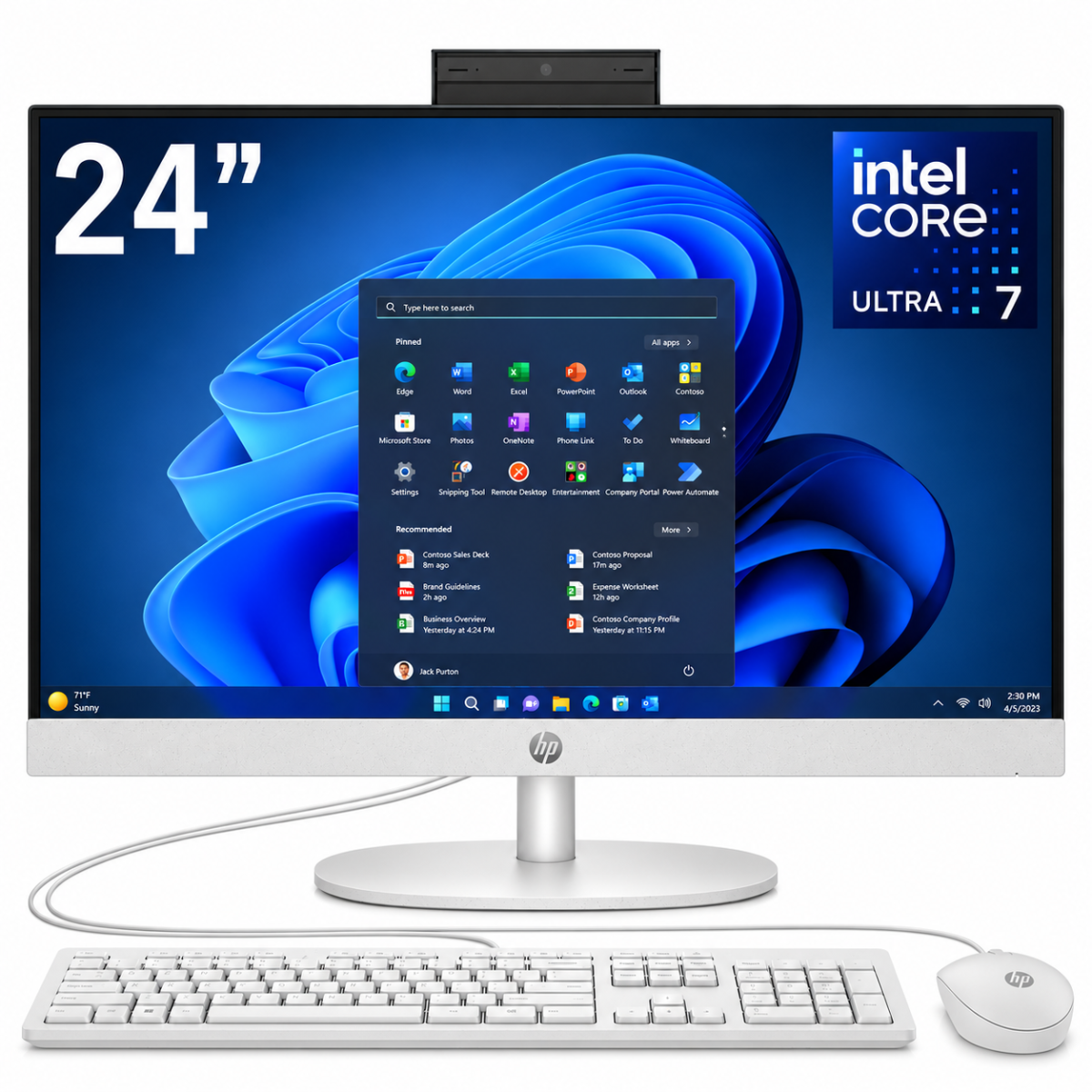 HP All-in-One 24-cr1032ne PC (2025) Intel Core Ultra 7 12-Cores w/ 24