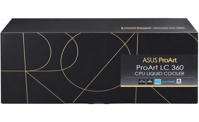 Asus ProArt LC 360 All-in-one Liquid CPU Cooler 360mm Radiator w/ Alphacool Apex Stealth Metal Power fans 3000 PWM 120mm Asus ProArt LC 360 All-in-one Liquid CPU Cooler 360mm Radiator w/ Alphacool Apex Stealth Metal Power fans 3000 PWM 120mm