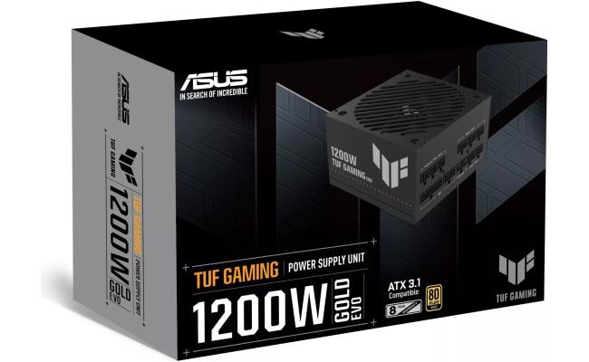 ASUS TUF Gaming 1200W Gold EVO 1200 W Fully Modular ATX 3.1 Power Supply