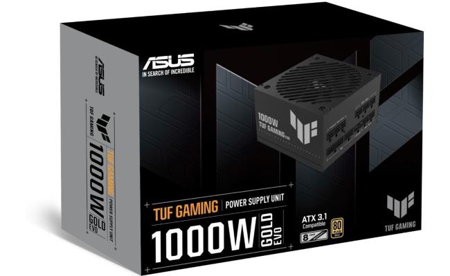 ASUS TUF Gaming 1000W Gold EVO 1000 W ATX 3.1 Power Supply