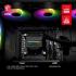 MSI MAG CORELIQUID M360 AIO Liquid Cooler, 360mm Radiator, 78.73 CFM, 2000 RPM Fan Speed, 3 x ARGB 120mm Fans, Two Ball Bearing, Elevated Cooper Plate, Reinforced Tubing, Black