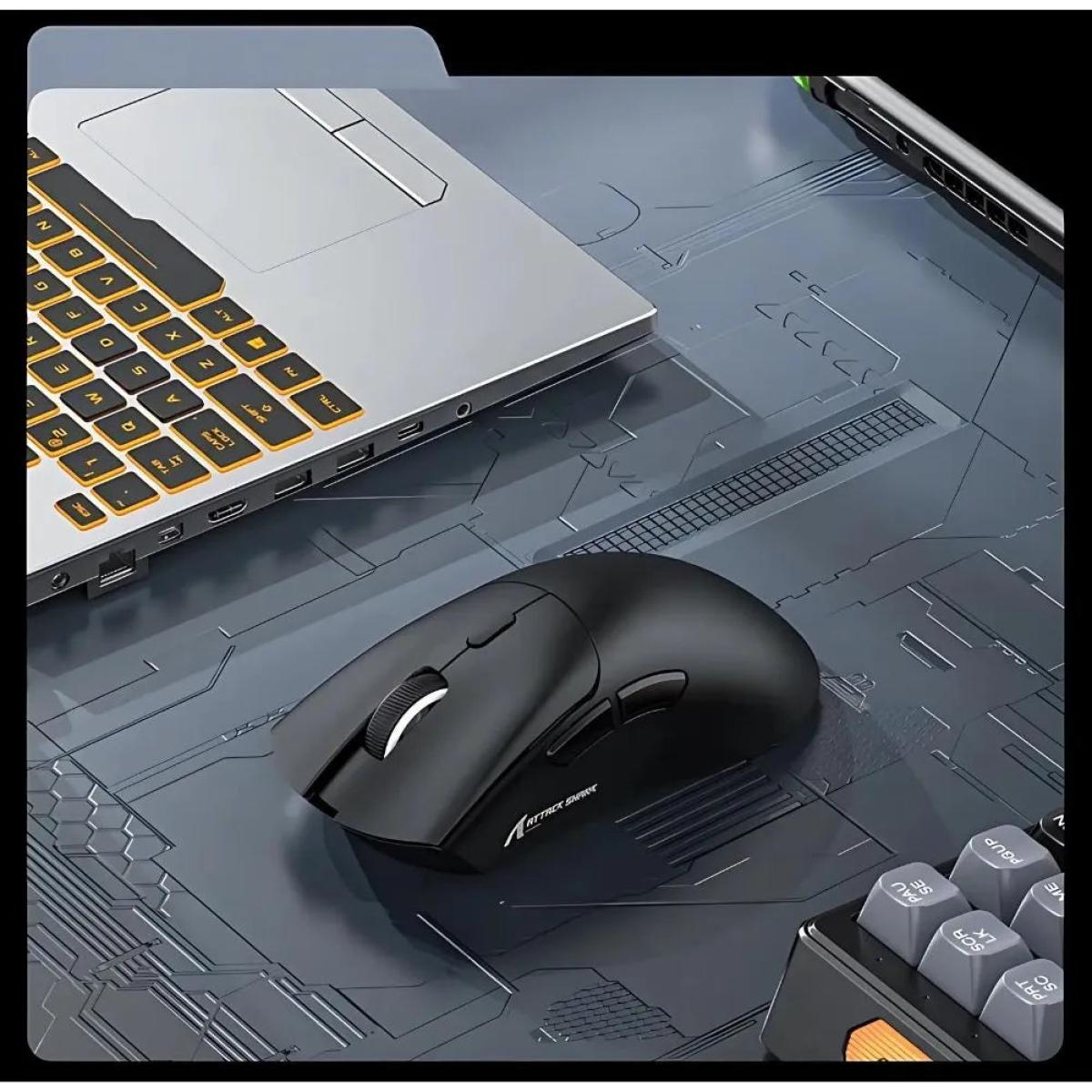 ATTACK SHARK R1 Tri-Mode Wireless Gaming Mouse Black ATTACK SHARK R1 Tri-Mode Wireless Gaming Mouse Black