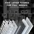 ATTACK SHARK R85 HE 75% Wired Magnetic Gaming Keyboard Starry White