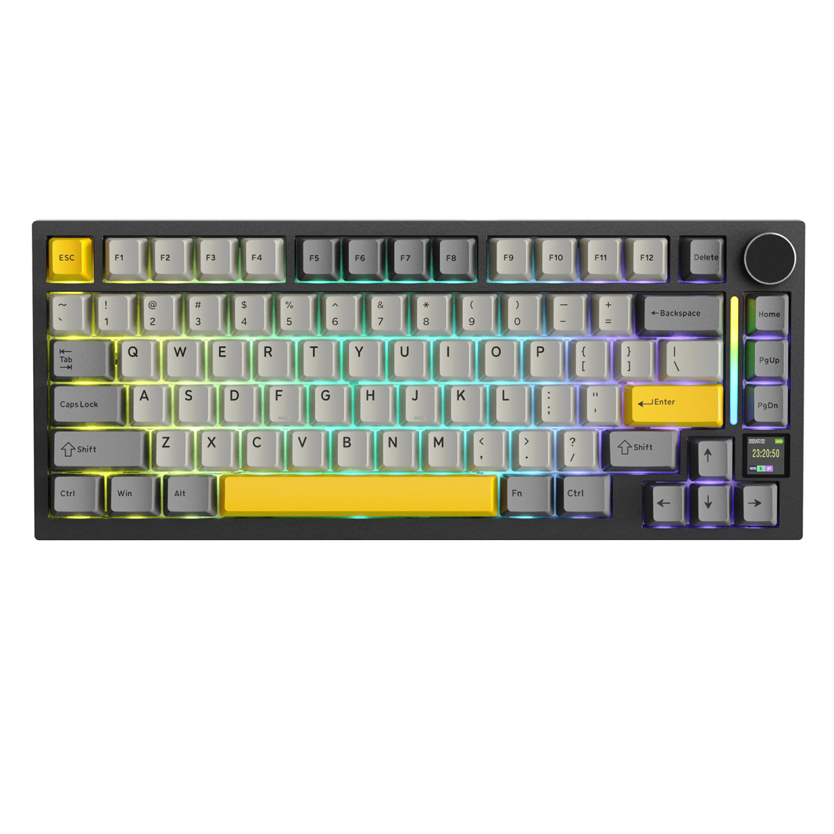 ATTACK SHARK X820 ULTRA Tri-Mode Mechanical Keyboard Star Black – Gift Switch