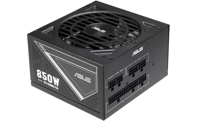 ASUS 850W-ATS Gold 850 W 80 PLUS Gold Power Supply Dual Ball Fan Bearings & Full Modular - Black
