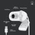 Logitech Brio 100 Full HD 1080p Webcam For Meetings & Works Auto-Light Balance w/ Built-in Mic & Privacy Shutter USB-A - White Logitech Brio 100 Full HD 1080p Webcam For Meetings & Works Auto-Light Balance w/ Built-in Mic & Privacy Shutter USB-A - White