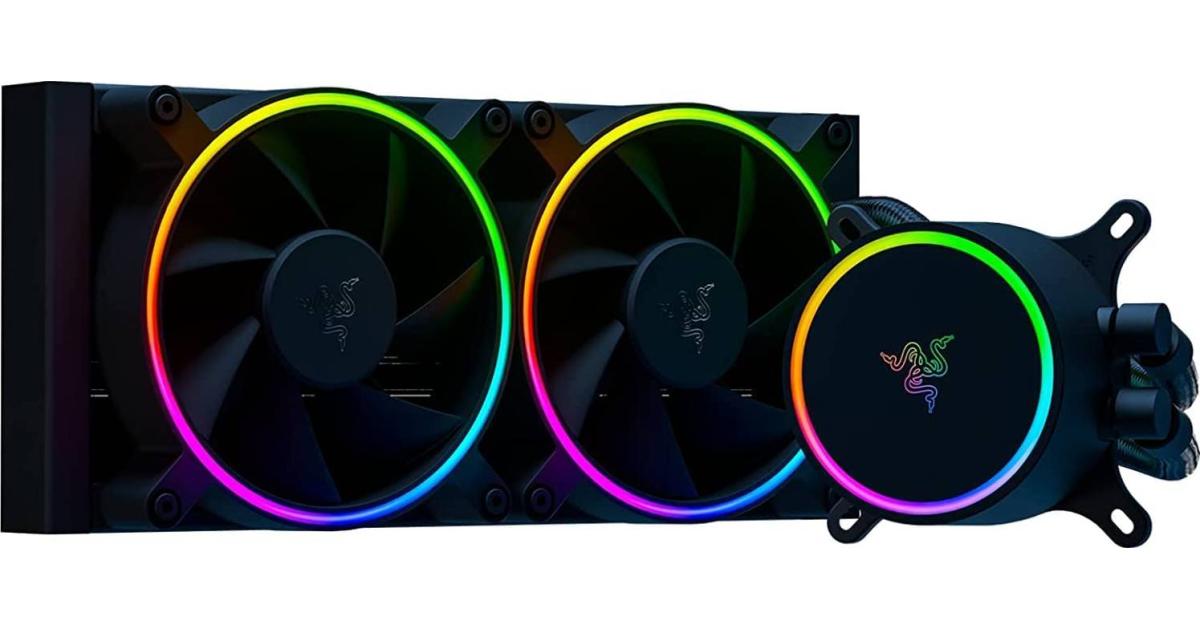 Razer Hanbo Chroma 240mm الكل في واحد مبرد سائل aRGB غطاء مضخة هادئ قوي aRGB مراوح صامتة PWM مروحة RGB Chroma