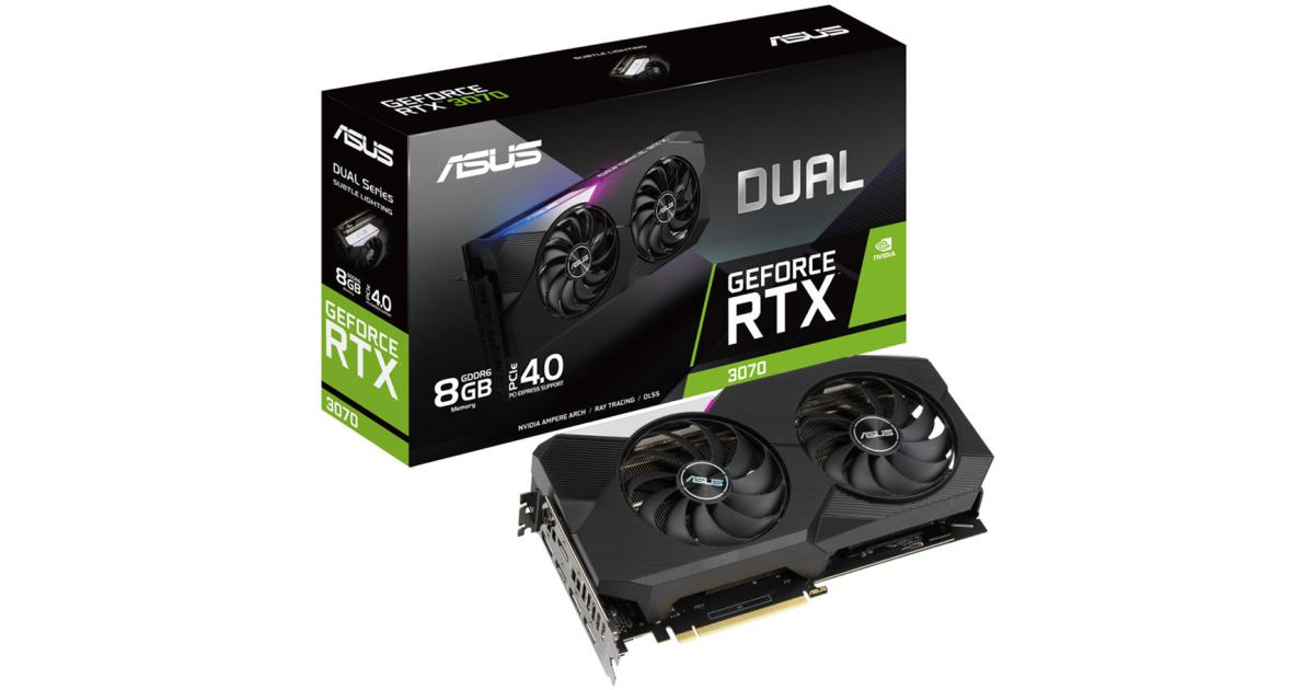 ASUS DUAL-RTX3070-8G ASUS DUAL-RTX3070-8G-V2 ASUS Dual GeForce RTX