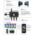 Apevia TL412 TWILIGHT 4x Silent Dual Ring Addressable RGB Color Fan