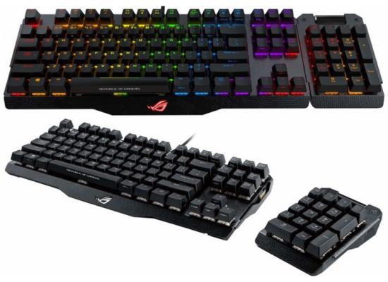 Asus Rog Claymore Aura Sync Mechanical Cherry MX Red product thumbnail 2