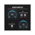 Mpow 059 Wireless & Bluetooth 5.0 Headset Hands-Free Calls Premium Battery, Blue