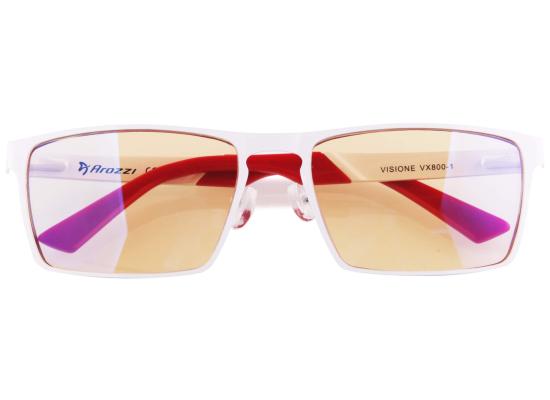 Arozzi Visione VX-800 Computer Glasses Protects Your Eyes From Blue Light From Your Monitor & Helps Reduce Eye Soreness - White product thumbnail 2