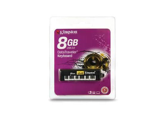 Kingston 8GB USB 2.0 Music Keyboard Shape product thumbnail 2