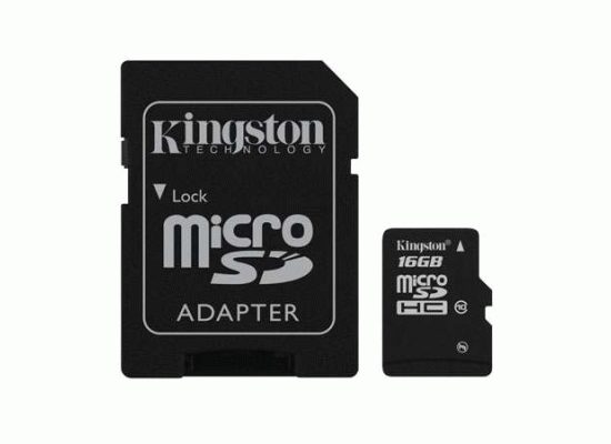 Kingston 16GB microSDHC Flash Card Class 10 product thumbnail 2