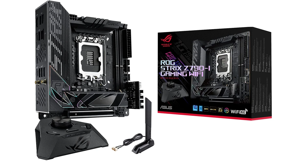 ASUS ROG Strix Z790-I WiFi 6E LGA 1700 Intel Z790 mini-ITX Gaming Motherboard Thunderbolt 4 USB Type-C