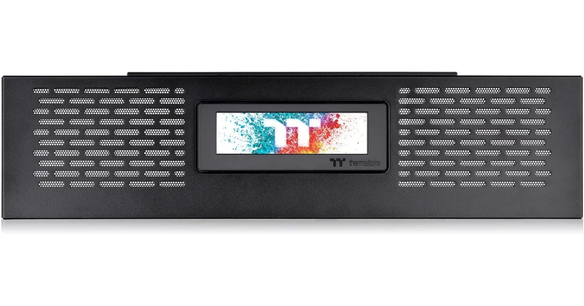 Thermaltake LCD Panel Kit For The Tower 500 3.9" LCD Display Presents Real time Information Easy Custimization - Black