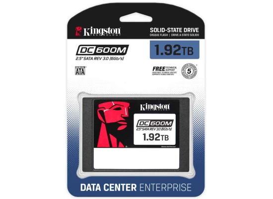 Kingston DC600M 1.92TB Enterprise-Class Enterprise-class For Data Center & Server 2.5" SATA SSD