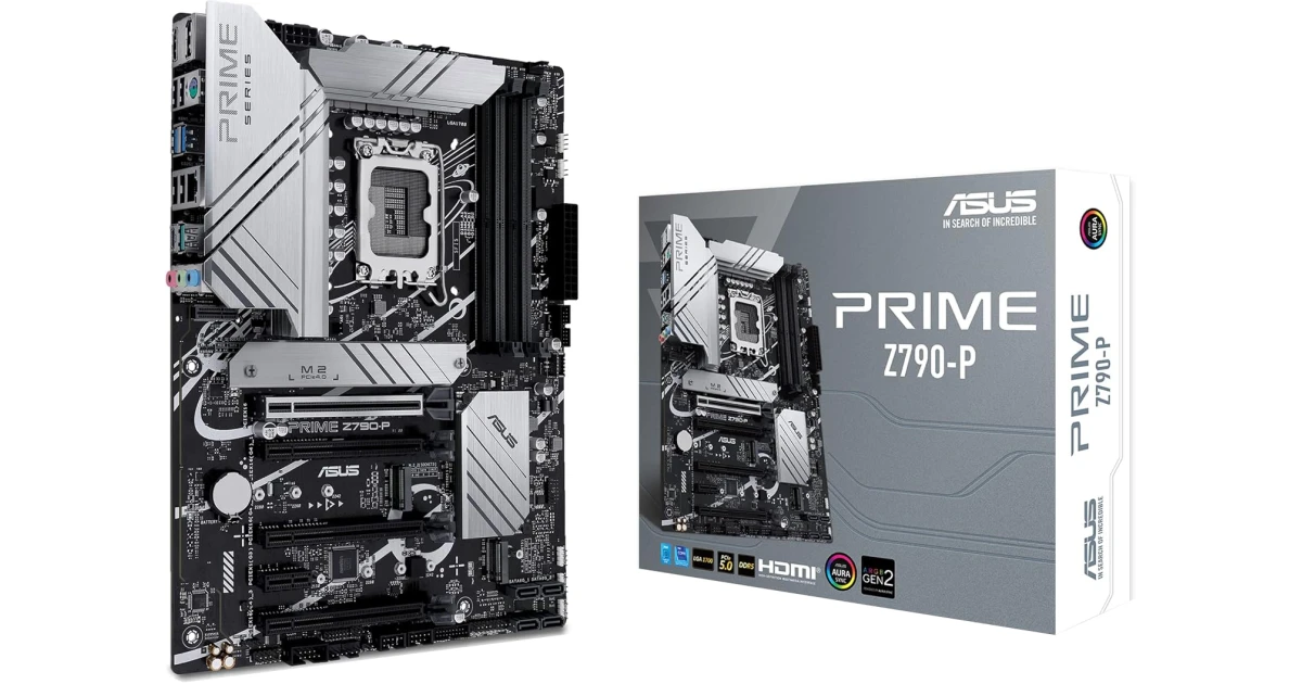ASUS Prime Z790-P DDR5 Intel 13th&12th Gen ATX Motherboard 3x M.2 Thunderbolt 4 RGB Lighting