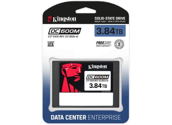 Kingston DC600M 3.84TB Enterprise-Class Enterprise-class For Data Center & Server 2.5" SATA SSD