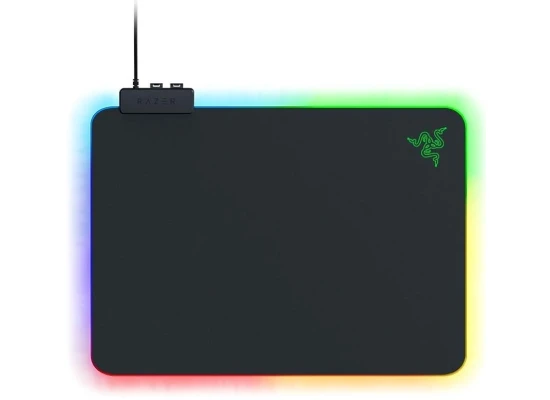 Razer Firefly V2 Micro Textured Gaming Mouse Mat with RGB Lighting Powered by Chroma Non-Slip Rubber Base