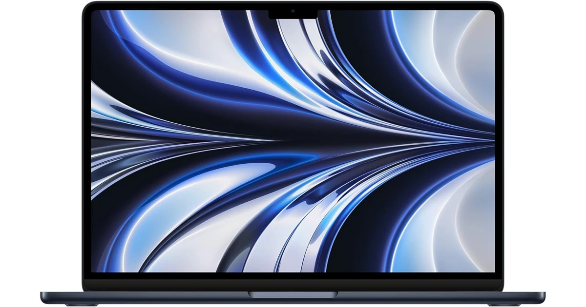 Apple MacBook AIR 13 (2022) Apple M2 (256GB/16GB) 8‑Core CPU & 8‑Core GPU Retina True Tone ((Open Box)) , Midnight