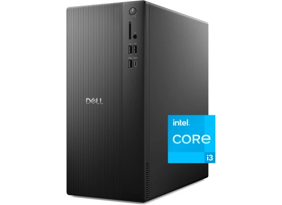 Dell NEW ECT1250 (2025) Tower Desktop 14GEN Intel Core i3 4-Cores w/ Wireless & Bluetooth - Black