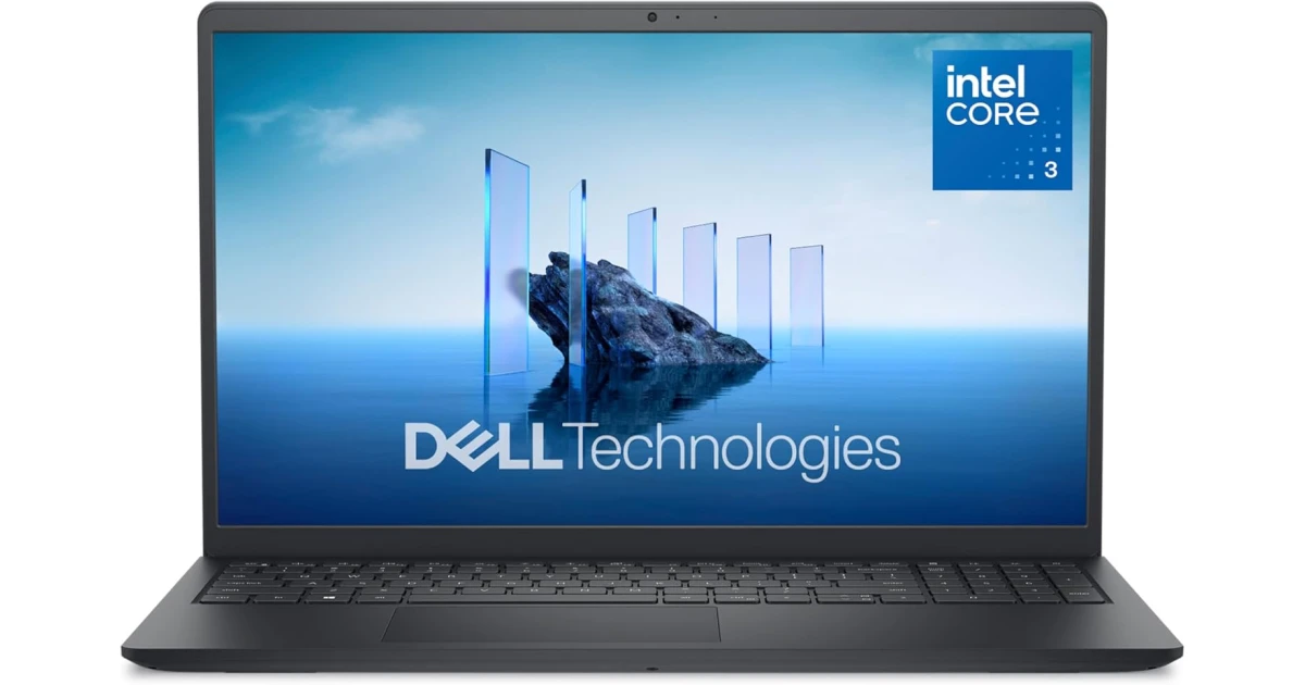 Dell 15 Laptop DC15250 (2025) NEW Intel Core 3 6-Core Higher Speed & More Powerful Integrated Graphics w/120Hz Display - Carbon Black