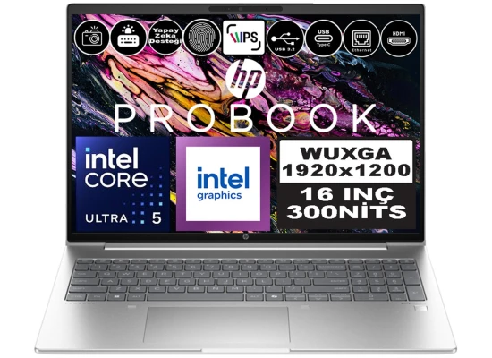 HP NEW ProBook 460 G11 (2024) Intel Core Ultra 5 125U 12-Core For Everyday Business Performance Protected by HP Wolf Security W/ DDR5 Memory & 16" IPS Display , Silver