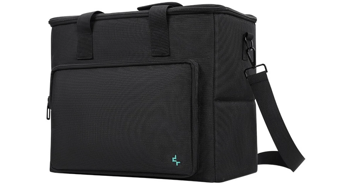 DeepCool CaseFree PC Case Bag 28L Designed For Gamers & Creators Oxford Cloth, Pearl Cotton Scratch Resistant , Black