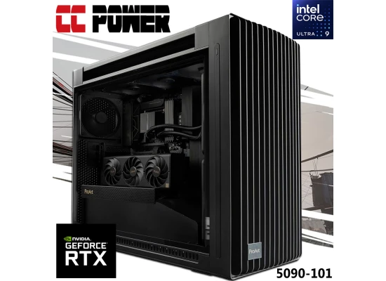 Powered By Asus 5090-101 Gaming PC NEW Intel Core Ultra 9 K-Series 24-Cores w/ NEW Nvidia RTX 5090 32GB & Liquid Cooler