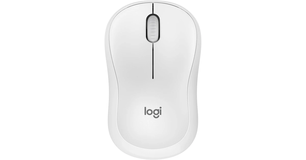 Logitech M240 Silent Bluetooth Mouse, Wireless, Compact, Portable, Smooth Tracking, 18-Month Battery, for Windows, macOS, ChromeOS, Compatible with PC, Mac, Laptop, Tablets - Off White