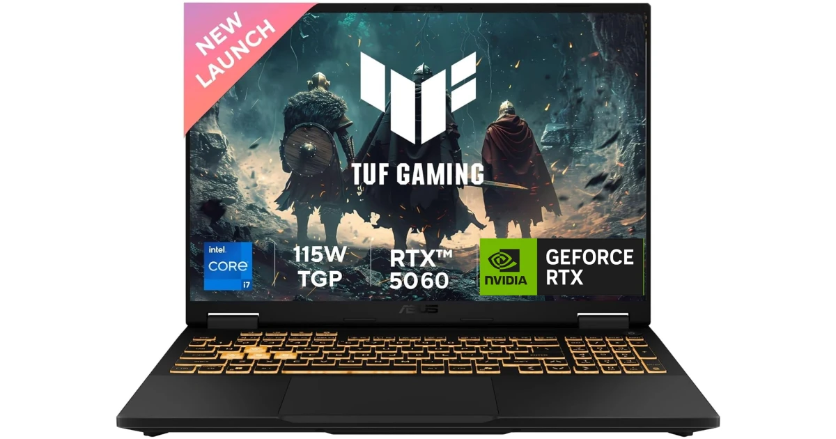 ASUS TUF Gaming F16 (2025) FX608JMR 14Gen Intel Core i7 14650HX 16-Cores w/ Nvidia RTX 5060 8GB DDR7 & IPS 165Hz Display - Jaeger Gray