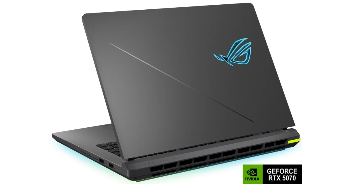 ASUS ROG Strix G16 (2025) G615JPR 14Gen Intel Core i7 14650HX 16-Cores w/ Nvidia RTX 5070 8GB DDR7 & IPS 165Hz Display - Volta Green