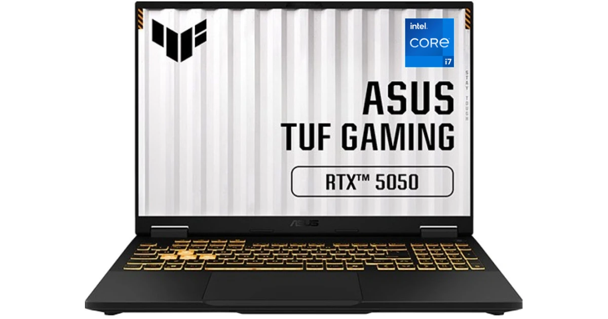 ASUS TUF Gaming F16 (2025) FX608JHR 14Gen Intel Core i7 14650HX 16-Cores w/ Nvidia RTX 5050 8GB DDR7 & IPS 165Hz Display - Jaeger Gray