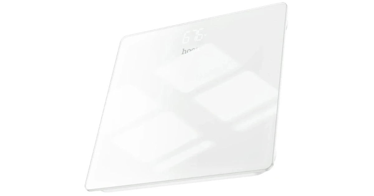 HOCO HI20 Electronic Scale with LED Display Weight Scale - White