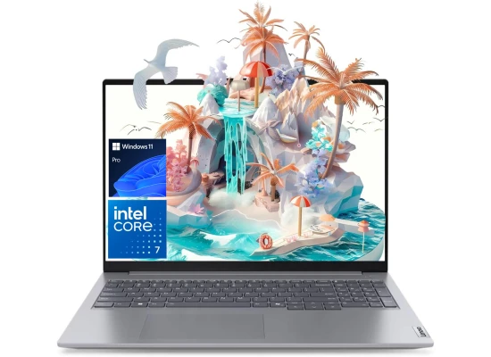 Lenovo Thinkbook 16 Gen 8 (2025) Intel® Core 7 240H HIGH Performance 10-Core Lightweight Aluminum Military Grade Business Class w/ 2 Years Warranty - Arctic Grey