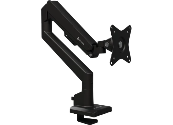 Arozzi Alzare Neo Gas Spring Single Monitor Arm Support up to 9KG 360° Screen Rotation Adjustable Height & Full Motion - Black