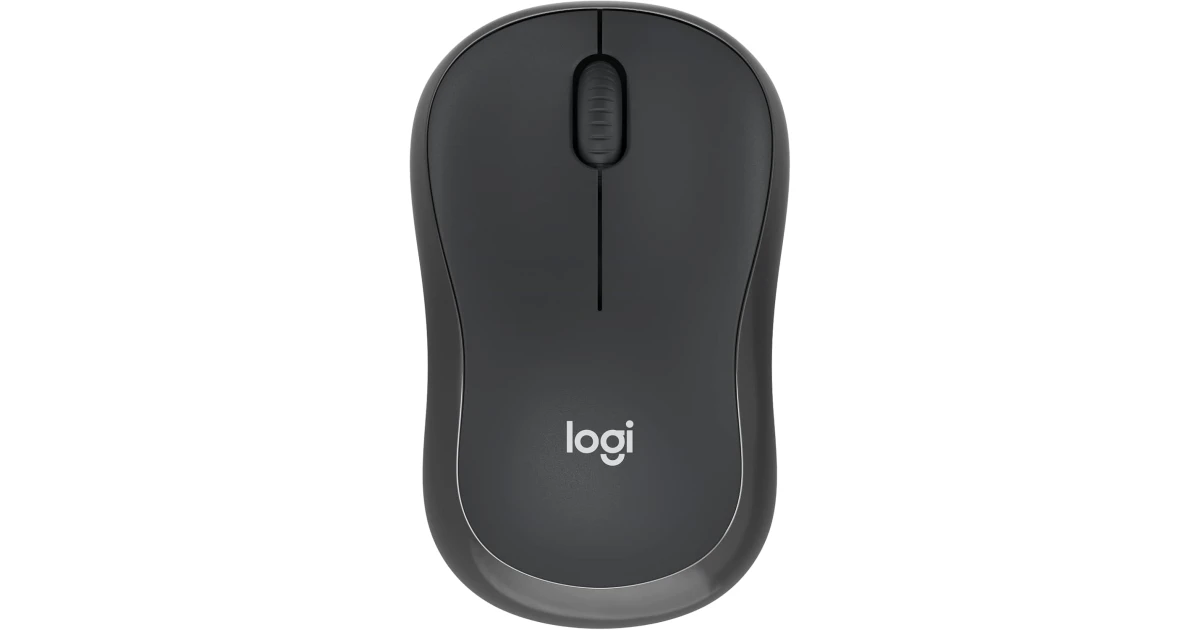 Logitech M240 Silent Bluetooth Mouse, Wireless, Compact, Portable, Smooth Tracking, 18-Month Battery, for Windows, macOS, ChromeOS, Compatible with PC, Mac, Laptop, Tablets - Graphite