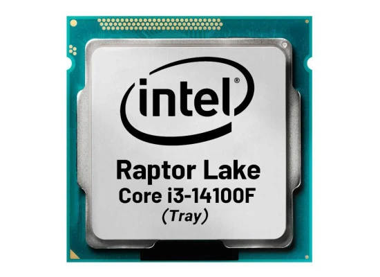 Intel 14Gen i3-14100F 3.5 GHz 4-Core LGA 1700 Desktop Processor, 4 Cores & 8 Threads, 4.7 GHz Max Turbo Frequency, 12MB Cache Memory , Tray