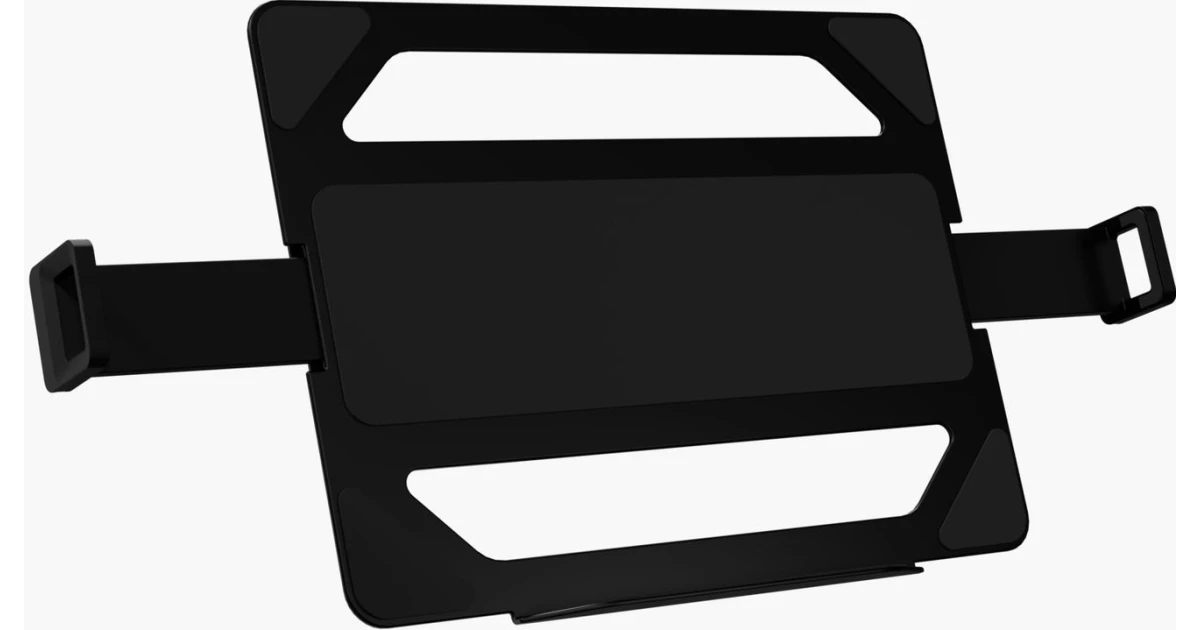 Arozzi Alzare Laptop Holder Mounting on a VESA 75x75 Monitor Arm up to 18" Laptops & Tablets Includes Protective Silicone Pads , Black