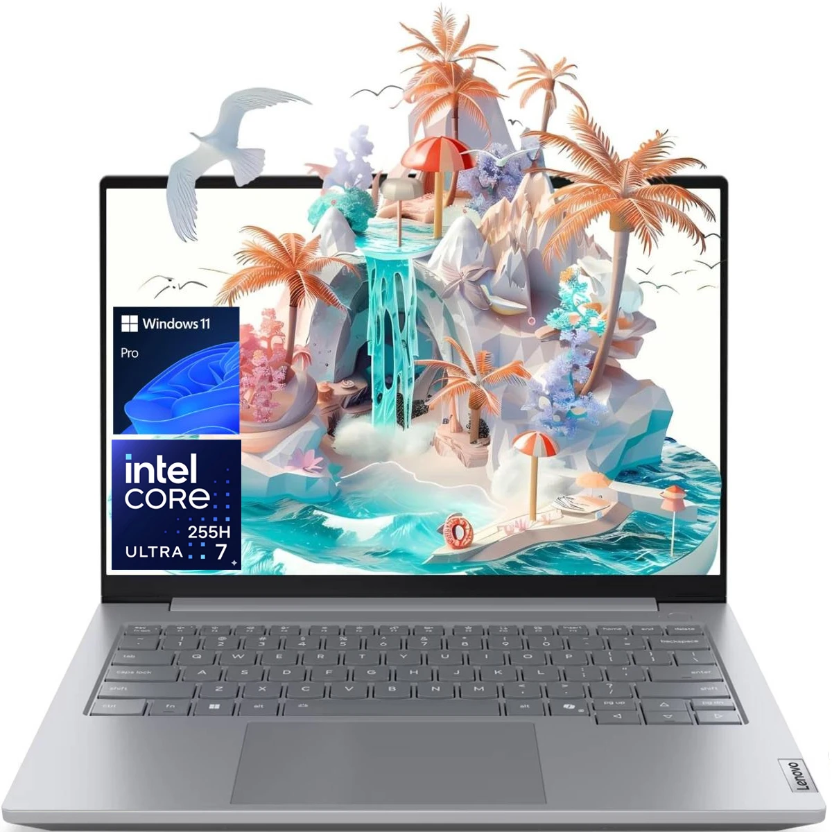 Lenovo Thinkbook 14 Gen 8 (2025) Intel® Ultra 7 Gen II 255H HIGH Performance 16-Core Intel® AI Boost w/ DDR5 Memory & Backlit keyboard - Arctic Grey
