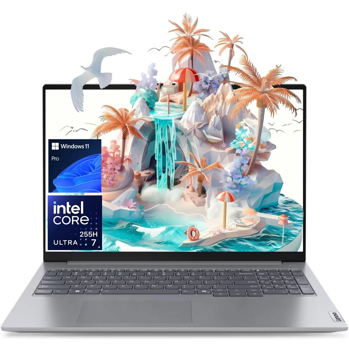 Lenovo Thinkbook 16 Gen 8 (2025) Intel® Ultra 7 Gen II 255H HIGH Performance 16-Core Intel® AI Boost w/ DDR5 Memory & Backlit keyboard - Arctic Grey