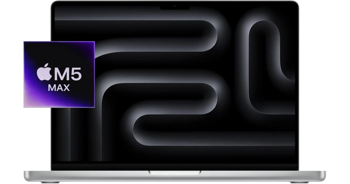 Apple MacBook Pro 14 (2026) Apple M5 MAX Chip (2TB/36GB) 18‑core CPU & 32‑core GPU Retina XDR 120Hz - Silver