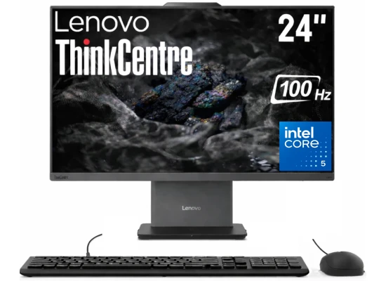Lenovo ThinkCentre NEO 50a Gen 6 (2025) 24" All-in-One PC Intel® Core 5 210H 10-Cores w/ High-Performance Processor NONE Touch Screen - Luna Grey