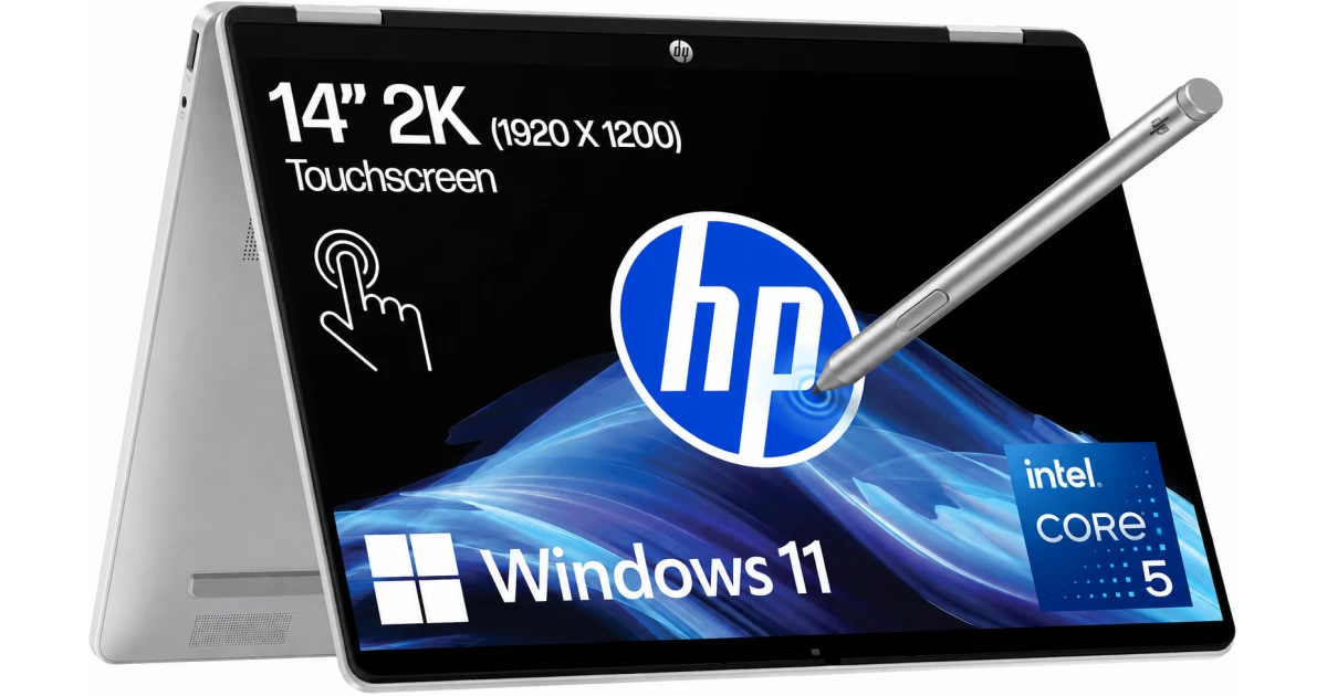 HP OmniBook 5 Flip 14-fp0045ne 2-in-1 Laptop - Intel® Core™ 5 120U, 16GB LPDDR5, 512GB PCIe SSD, 14" FHD Touch, Windows 11 Home - D0YC1EA