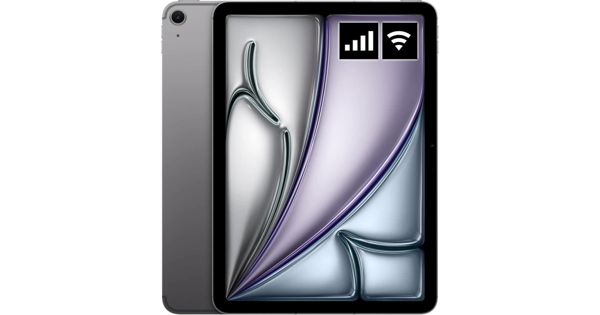 Apple iPad Air 11‑inch M4 8th Generation (2026) 8-Cores (128GB Storage / 12GB Memory) 9‑Core GPU w/ Wifi & 5G LTE Cellular - Space Grey