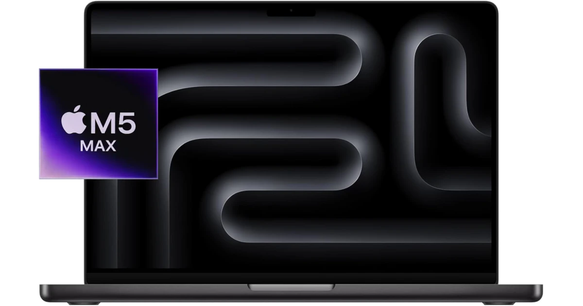 Apple MacBook Pro 16 (2026) Apple M5 MAX Chip (2TB/48GB) 18‑core CPU & 40‑core GPU Retina XDR 120Hz - Black