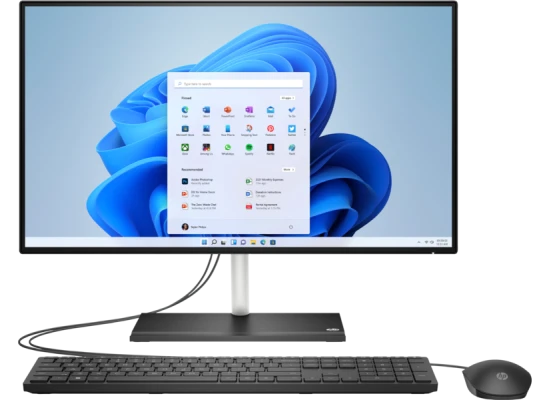 HP All-in-One 24-cb1009ne NEW 12Gen Intel Core i5 w/ 24" Touch Screen & Nvidia Graphic - Black