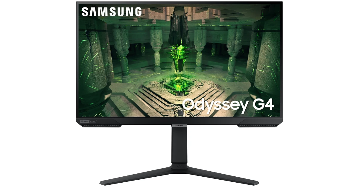 SAMSUNG 25" Odyssey G4 IPS Full HD 240hz 1MS G-Sync Compatible Ergonomic Stand Gaming Monitor